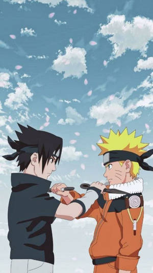 Ansikt til ansikt Sasuke Naruto iPhone — Naruto vs sasuke Bakgrunner
