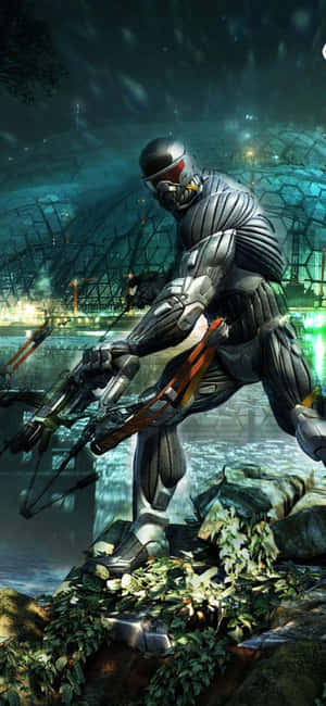 Iphone X Crysis 3 Bakgrunn — Honor X70 Pro Max Bakgrunner