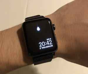 Apple Watch hengende lyspære-grensesnitt bakgrunnsbilde — Apple Watch Bakgrunner