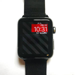 Apple Watch metallnetting finish bakgrunnsbilde — Apple Watch Bakgrunner