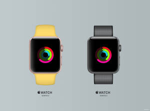 Apple Watch serie to bakgrunnsbilde — Apple Watch Bakgrunner