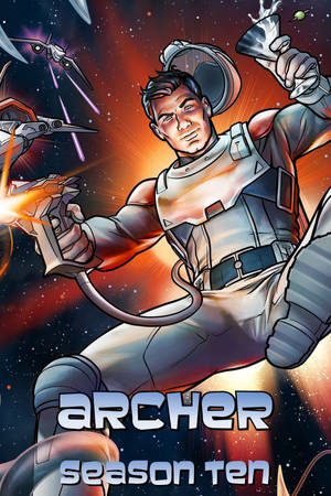 Archer Sesong 10 Plakat — Huawei MatePad 12 X (2025) Bakgrunner