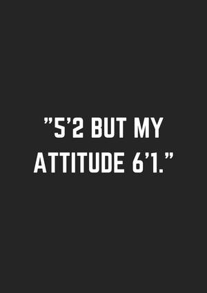 Attitude height savage quote bakgrunnsbilde — OnePlus Pad Go 2 Bakgrunner
