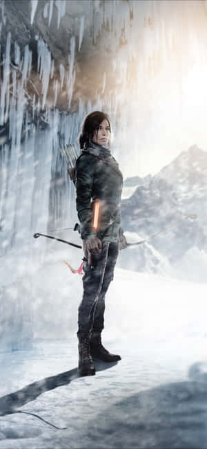 Iphone Xs Max Rise Of The Tomb Raider Bakgrunn — iPhone 16 Pro Bakgrunner
