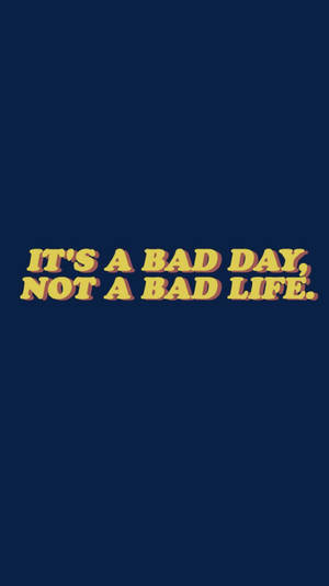 Bad Day Aesthetic Mørkeblå HD — Estetisk mørk blå Bakgrunner