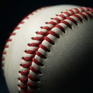 Et nærbilde av en Padres-baseball med dramatisk belysning. — Galaxy Watch Bakgrunner