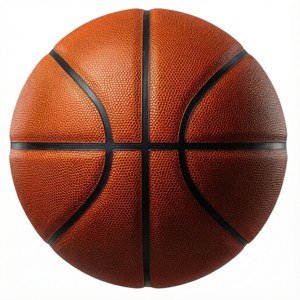 Nærbilde realistisk basketball på hvit bakgrunn — Pixel Watch 4 Bakgrunner