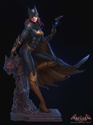 Batgirl i Batman Arkham Knight iPhone — Batman Bakgrunner