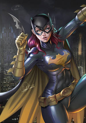 Batgirl kunstverk iPhone — Batman Bakgrunner