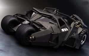 Batman-bil med metalliske deler — Batman Bakgrunner