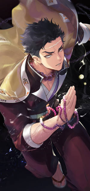 Beende Gyomei Himejima fanart bakgrunnsbilde — iPhone 11 Pro Bakgrunner