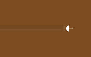Beige Brun Estetisk Paraply bakgrunnsbilde — Lysebrun estetikk Bakgrunner