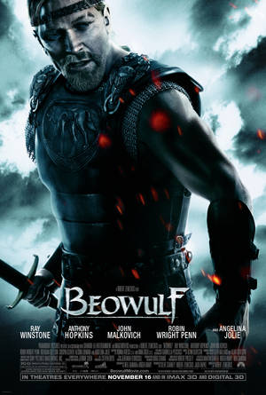Beowulf-plakat Ray Winstone — Huawei MatePad Bakgrunner