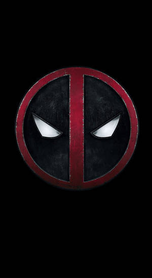 Deadpool maske logo ikon låseskjerm bakgrunn.