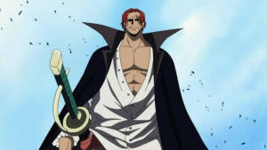 Bevæpnet og klar Shanks One Piece — One piece 4K GIF Bakgrunner