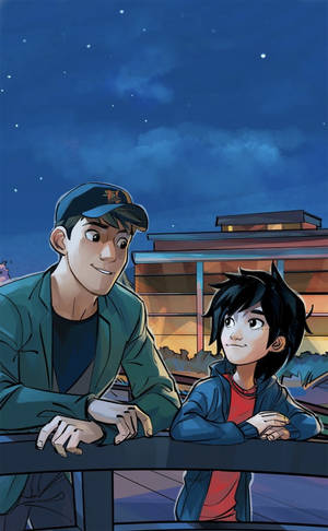 Big Hero 6 Brødreprat Bakgrunnsbilde — Redmi Pad Bakgrunner