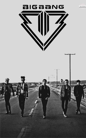 Bigbang Monochrome Poster wallpaper — Galaxy Tab S11 Bakgrunner