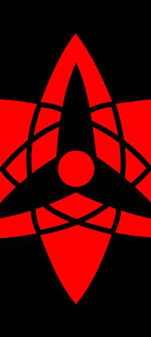 Minimalistisk Sharingan — Infinix Smart 10 HD Bakgrunner