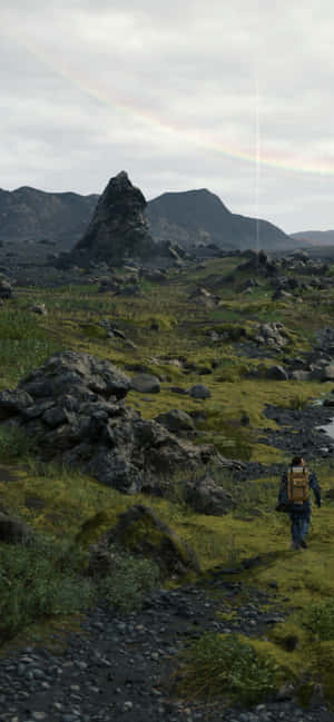 iPhone Xs Max Death Stranding Bakgrunn — Moto G77 Bakgrunner