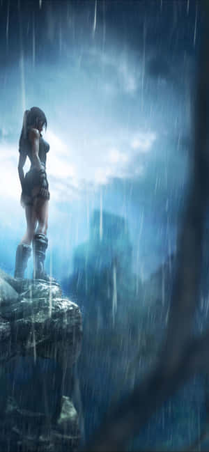 Iphone Xs Max Rise Of The Tomb Raider Bakgrunn — iPhone 15 Pro Max Bakgrunner
