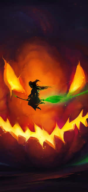 Halloween Witch — Oppo Reno15 Pro Mini Bakgrunner
