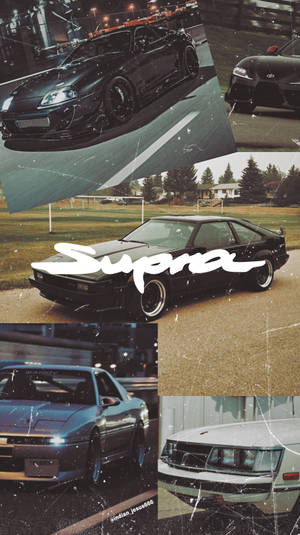Bildetekst: Klassisk JDM-sjarm, den tidløse japanske racerbilen — Jdm-biler Bakgrunner
