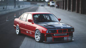 Rød E46 Full HD BMW