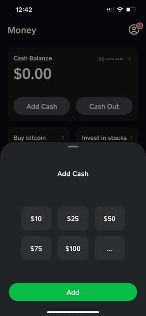 Cash App saldo bilder — Chromebook Bakgrunner