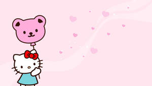 Bjørneballong Hello Kitty Estetisk — Hello kitty estetikk Bakgrunner