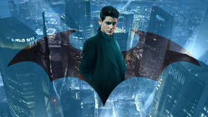Blå estetikk 4K Gotham Batman — Skrivebords-GIF Bakgrunner