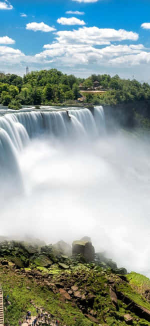 Iphone X Niagara Falls Bakgrunn — Realme Narzo 100x Bakgrunner