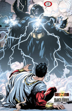 Black Adam mot Shazam tegneserier — Kul telefon Bakgrunner