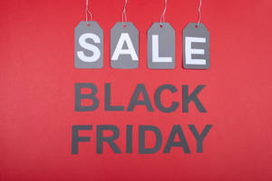 Black Friday rød salg bakgrunnsbilde — 3:2 Bakgrunner