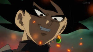 Black Goku som griner manisk — Svart goku Bakgrunner