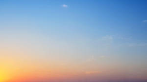 Blåoransje klar himmel bakgrunnsbilde — iMac Bakgrunner