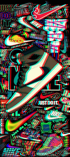 Nike Graffiti — Honor Play 80 Pro Bakgrunner