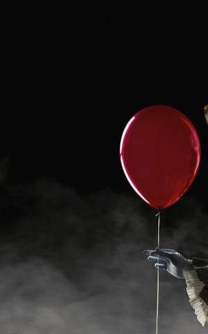 Rød ballong av Pennywise bakgrunn — Redmi Pad 2 Pro Bakgrunner