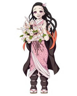 Blomster Demon Slayer Nezuko — Demon Slayer Nezuko Bakgrunner