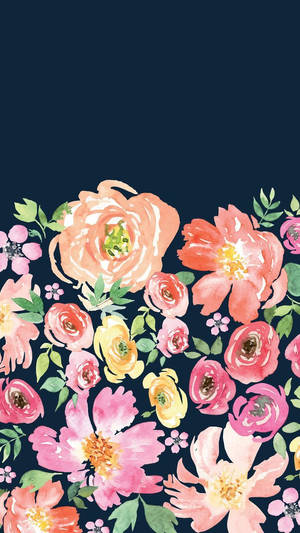 Blomstermaleri Floral Iphone