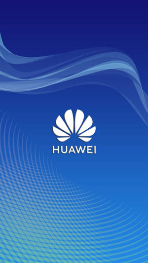 Blue Huawei Logo mobiltapet — Huawei Bakgrunner