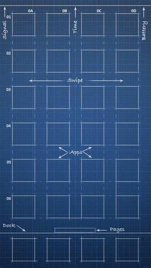 Blueprint iPhone SE — iPhone Se Bakgrunner