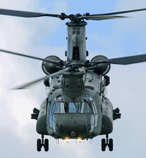 Boeing CH47 helikopter luftfartsutstilling bakgrunnsbilde — Oppo Find N5 Bakgrunner