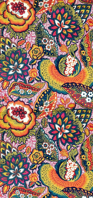 Boho-estetikk med livlige blomstermønstre