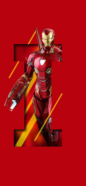 Bokstav Iron Man Iphone — Galaxy S25 Ultra Bakgrunner