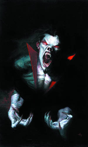 Brølende Morbius-bakgrunn — Batterisparing Bakgrunner
