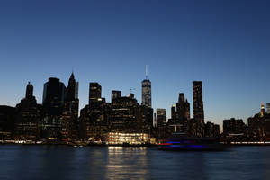 Brooklyn Heights klar himmel bakgrunnsbilde