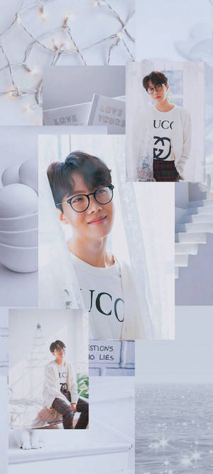 BTS Aesthetic Jhope på Hvit — Bts estetisk Bakgrunner