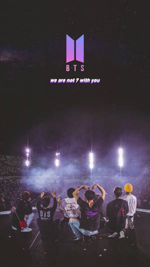 BTS Konsert Vi Er Ikke Syv Uten Deg — Bts-logo-GIF Bakgrunner