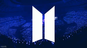 BTS-logo på konsertbakgrunn — Bts-logo-GIF Bakgrunner