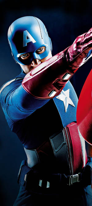 Captain America Samsung S20 FE-kunst — Honor GT Pro Bakgrunner